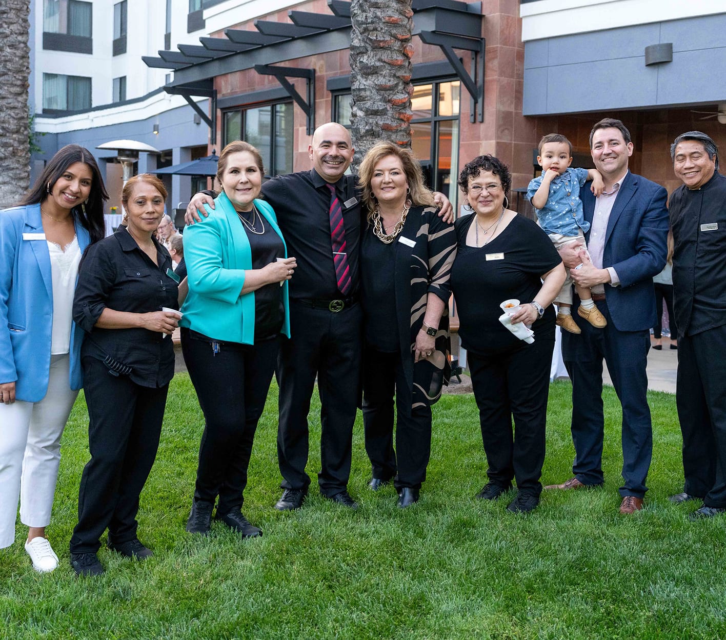 Huntington Hotel Group employees smiling for portrait