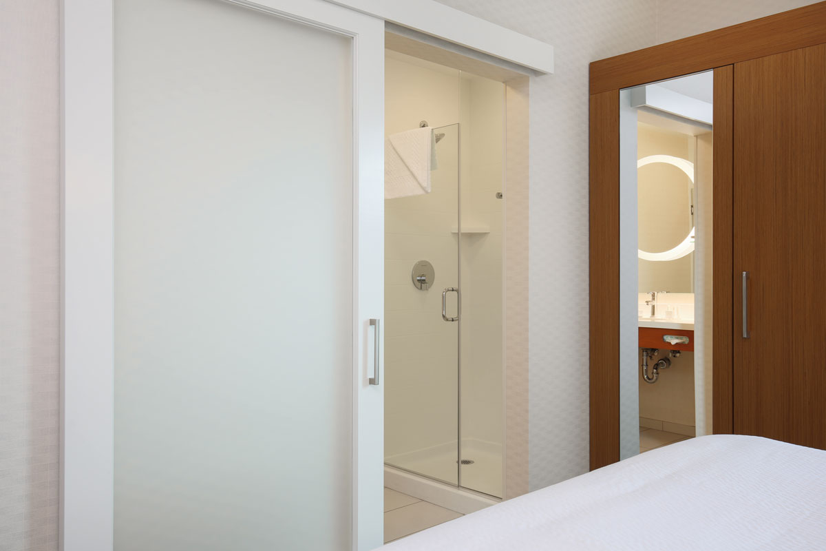 Springhill Suites by Marriott San Jose California - king suite guest bathroom