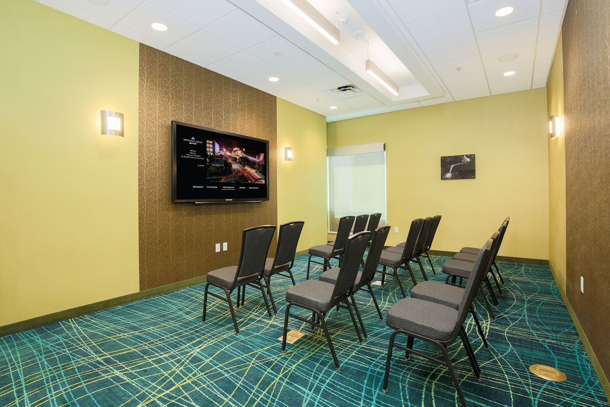 Springhill Suites by Marriott San Jose California - tv and chairs